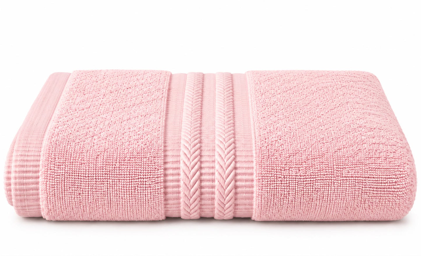 Baby pink towel texture detail