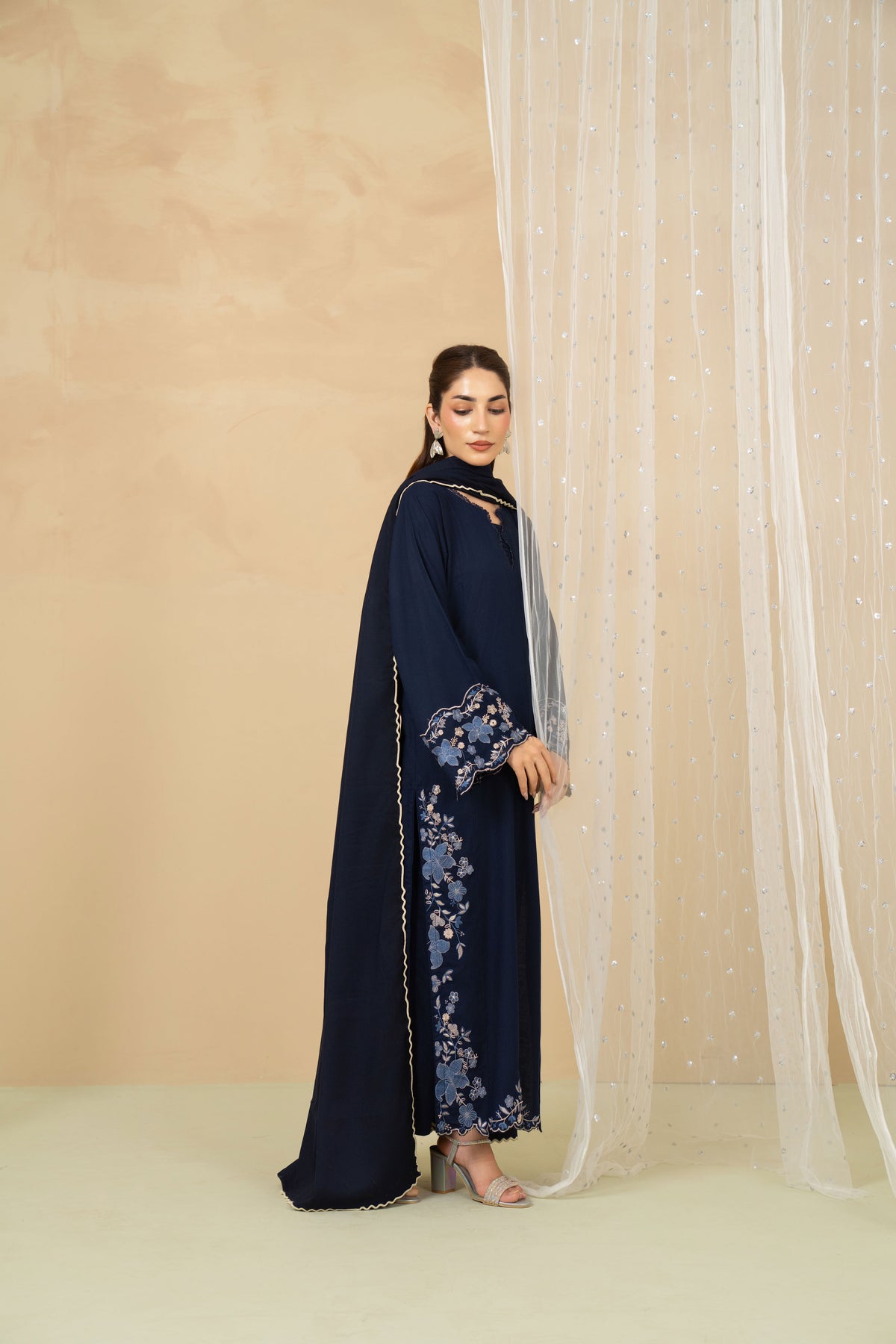 Navy blue marina 3 piece by Tiraz