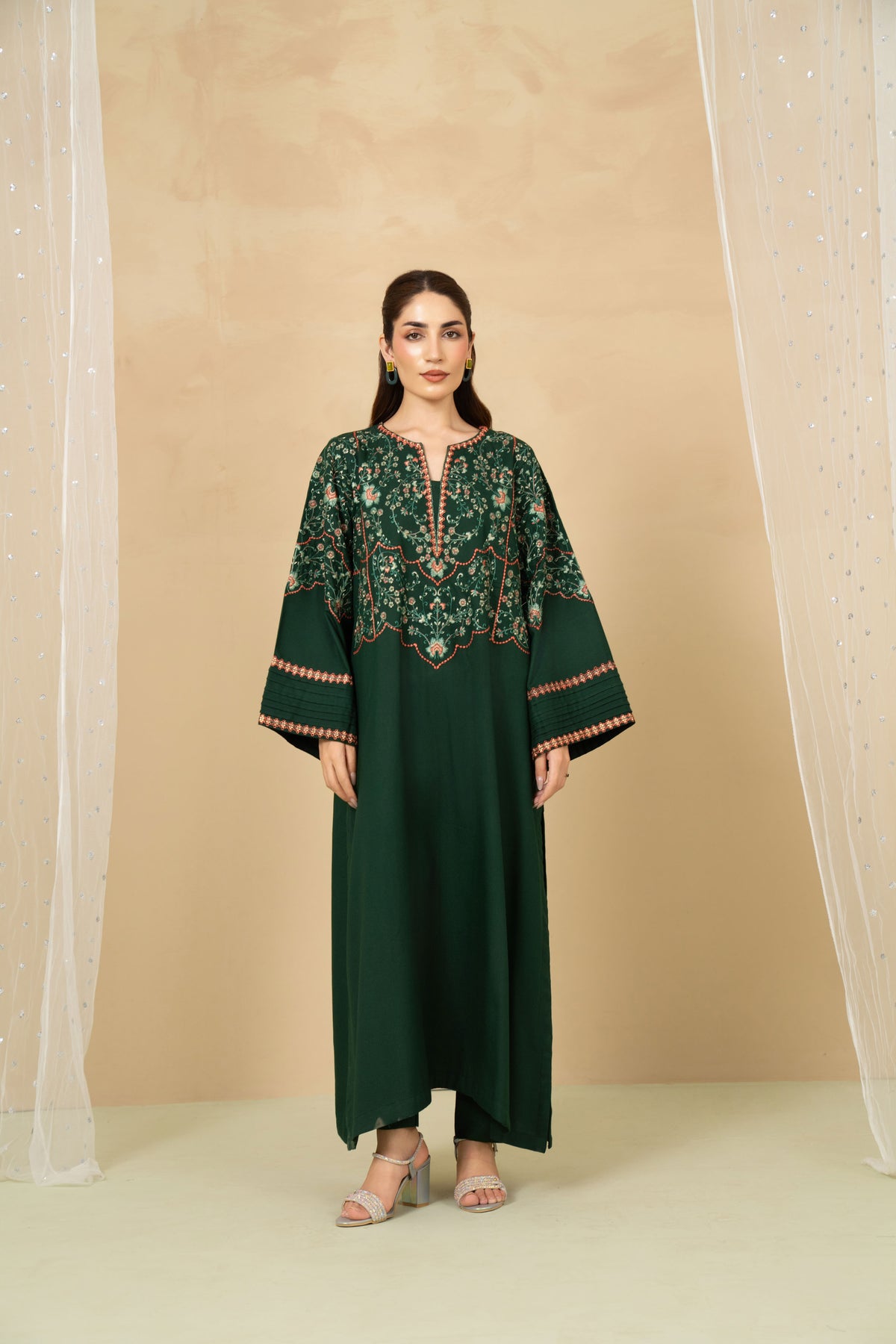 Emerald bottle green marina stitched 2 piece suit
