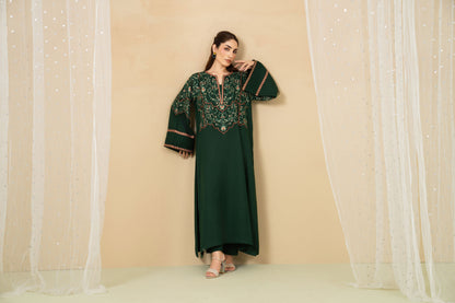 Bottle green marina 2 piece by Tiraz