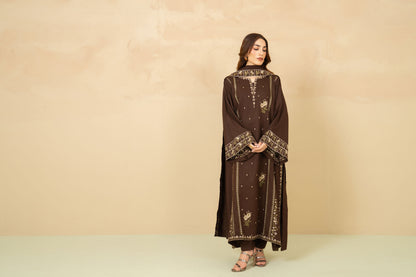 Chocolate brown marina 3 piece by Tiraz