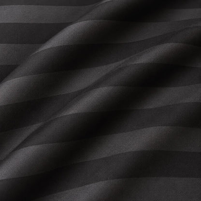 Black microfiber bedsheet fabric detail