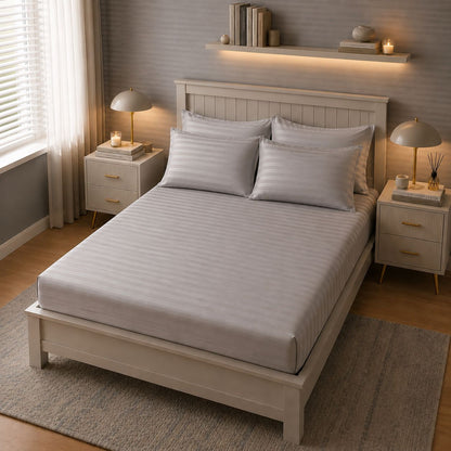 Silver Lining bedsheet with matching pillow covers