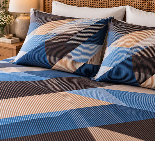 Blue Print Bedsheet