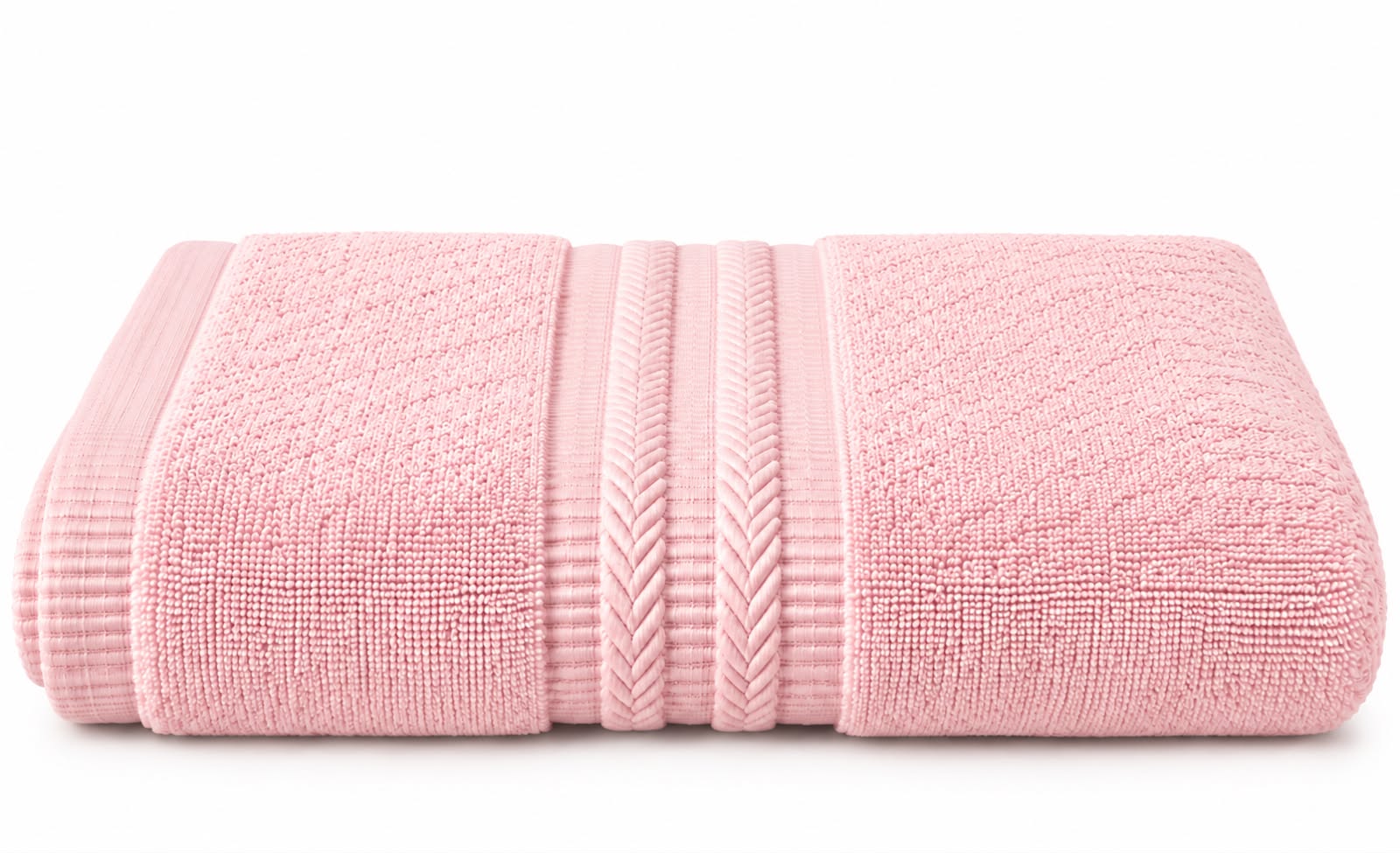 Baby pink towel texture detail