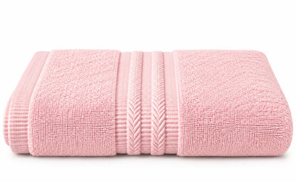 Baby pink towel texture detail